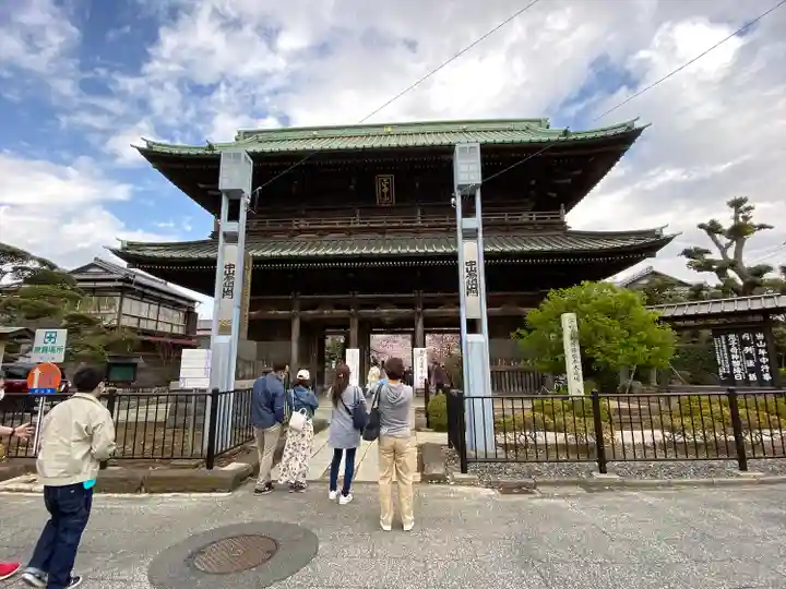 法華経寺の山門・神門