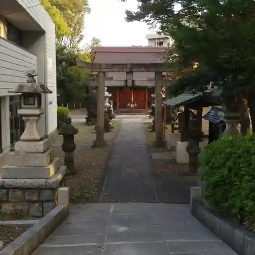 船堀日枝神社の鳥居