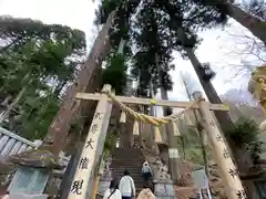 中之嶽神社の鳥居