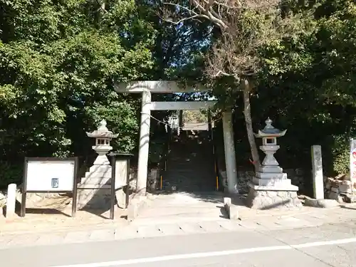 東田神明宮の鳥居