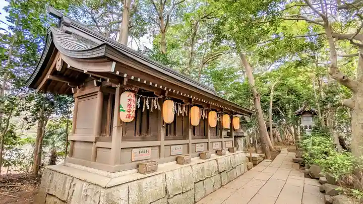 検見川神社の末社・摂社