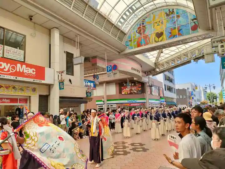 よさこい稲荷神社の周辺