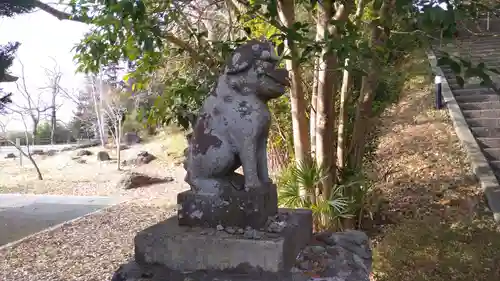 涌谷神社の狛犬