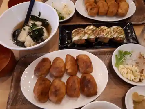 増田神社の食事