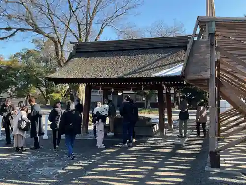 尾張大國霊神社（国府宮）の手水舎
