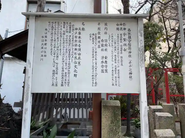 西出鎮守稲荷神社の歴史