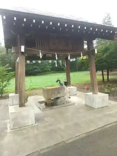 鹿追神社の手水舎