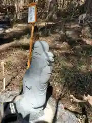 日光二荒山神社の像