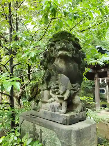 赤坂氷川神社の狛犬