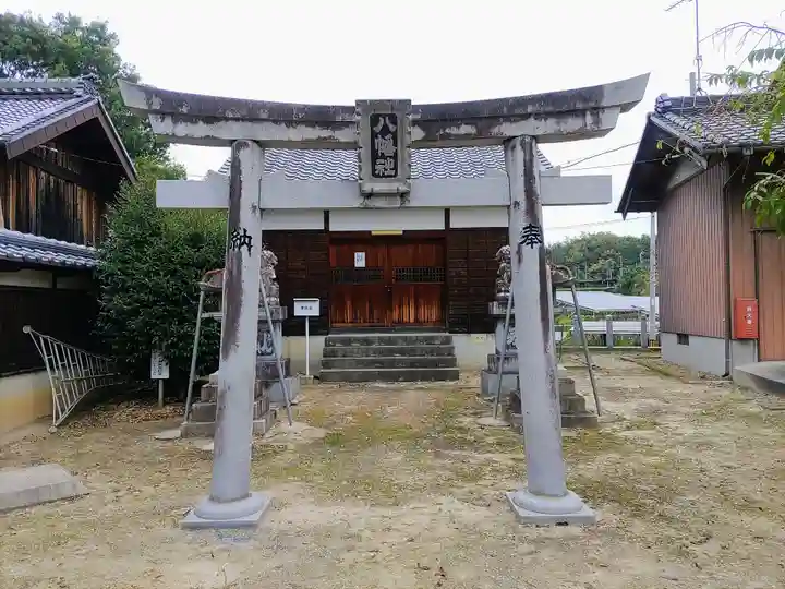 神明社(小間町)の鳥居