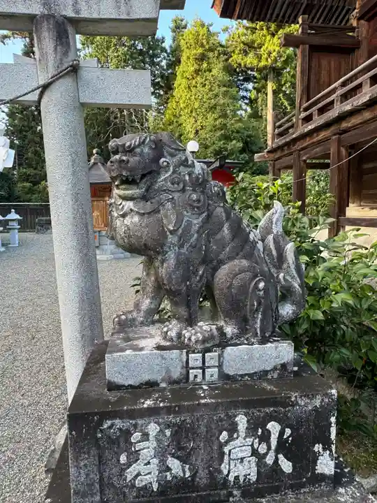 沙沙貴神社の狛犬