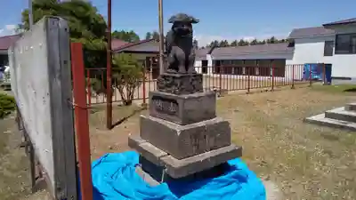 追分八幡神社の狛犬
