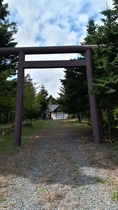 材木澤神社の鳥居