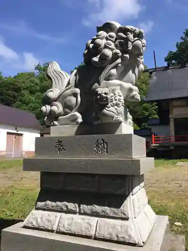 余市神社の狛犬