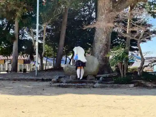 白山神社（狩宿）の手水舎