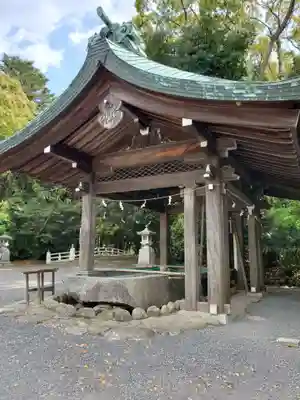 靜岡縣護國神社の手水舎
