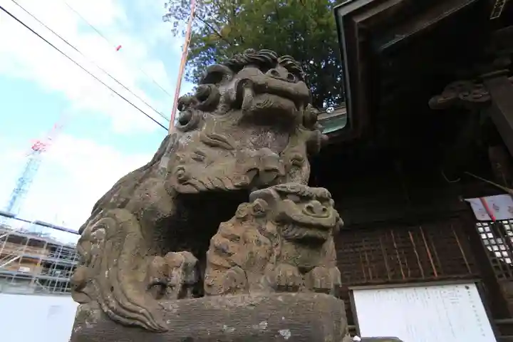 阿邪訶根神社の狛犬