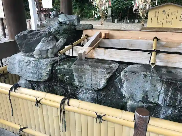 櫻木神社の手水舎