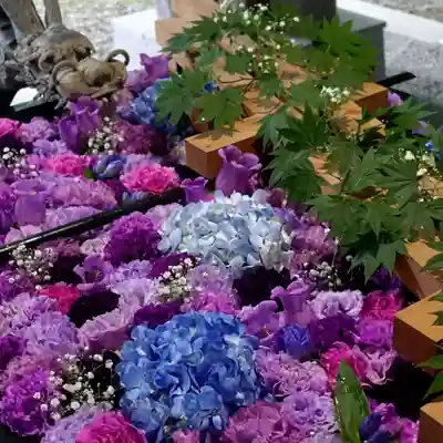 帯廣神社の手水舎