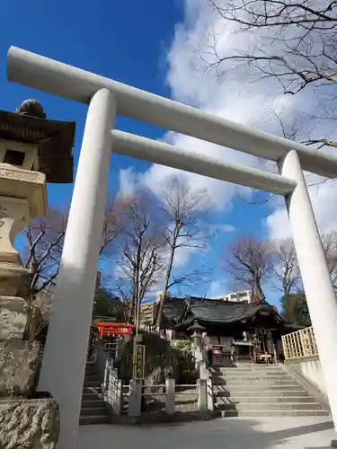 安積國造神社の鳥居