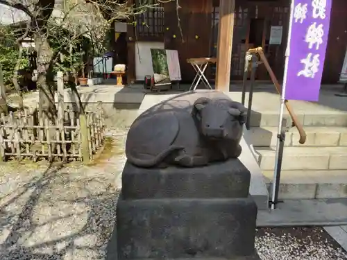 牛天神北野神社の狛犬