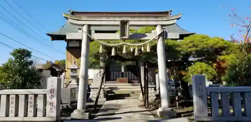 長沼白山神社の鳥居