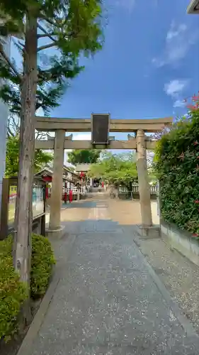 元郷氷川神社の鳥居