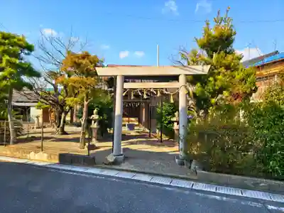 東野神明社の鳥居