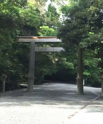 伊勢神宮内宮（皇大神宮）の鳥居