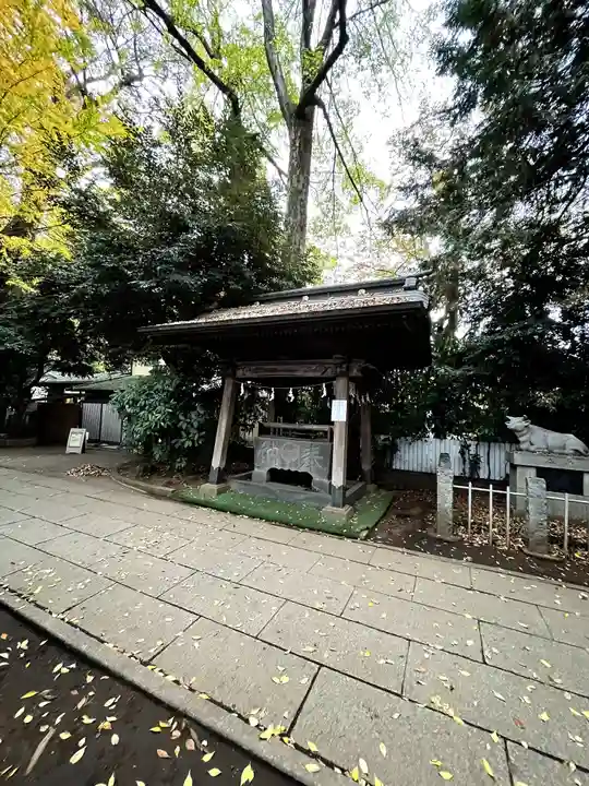 小平神明宮の手水舎
