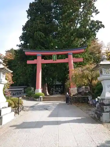 河口浅間神社の鳥居