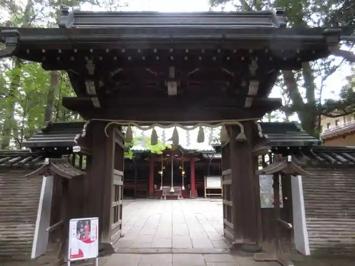 赤坂氷川神社の山門・神門