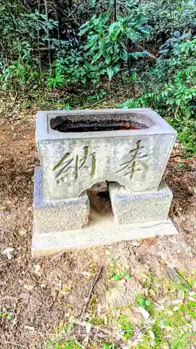 桑橋熊野神社の手水舎