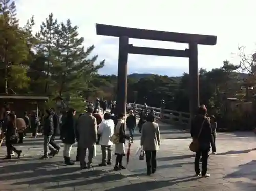 伊勢神宮内宮（皇大神宮）の鳥居