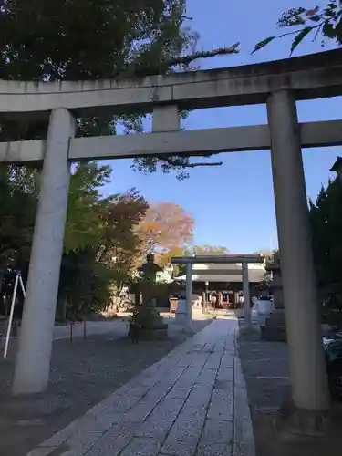 丸子神社　浅間神社の鳥居