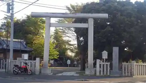 下総野田愛宕神社の鳥居