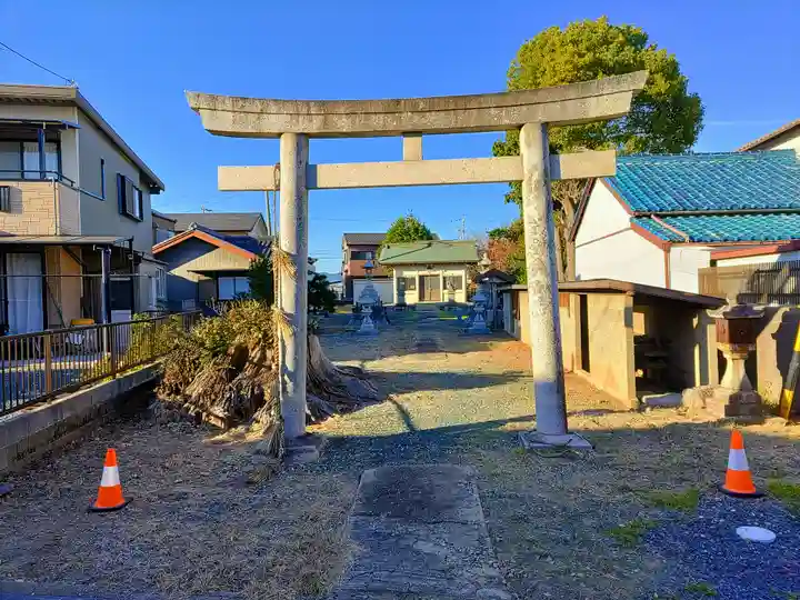 白山社(宿町)の鳥居