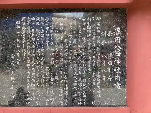 蒲田八幡神社の歴史