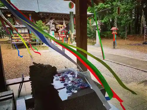 滑川神社 - 仕事と子どもの守り神の手水舎