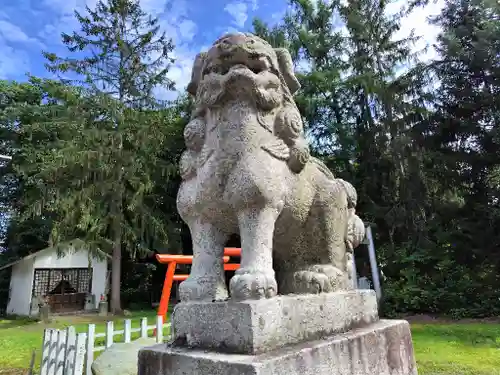 名寄神社の狛犬