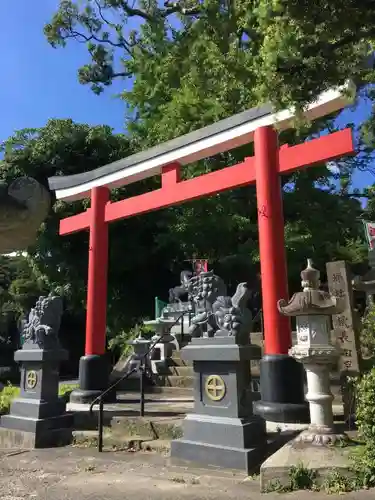 七狩長田貫神社の鳥居