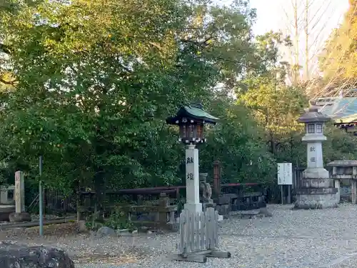 溝旗神社（肇國神社）の庭園