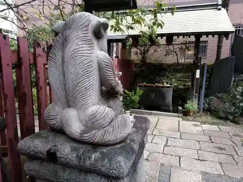 柳森神社の狛犬