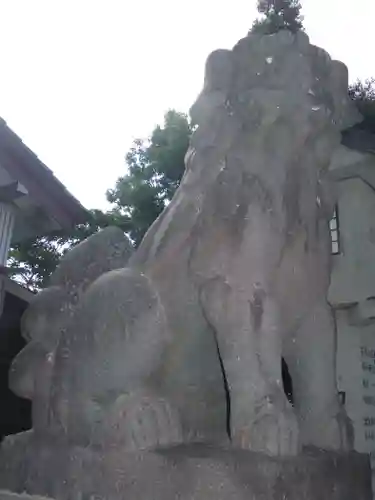 姉倉比賣神社の狛犬