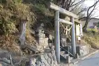 阿久津「田村神社」(郡山市阿久津町)旧社名:伊豆箱根三嶋三社の鳥居