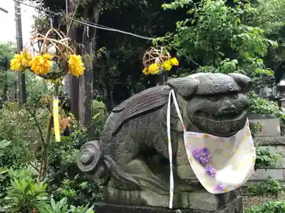 菊田神社の狛犬