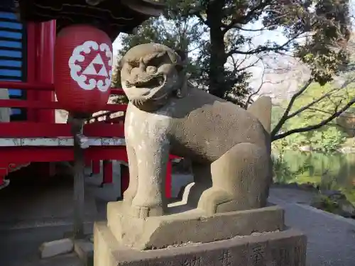 井の頭弁財天（大盛寺）の狛犬