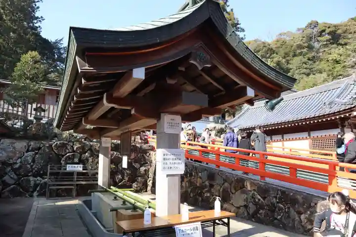清荒神清澄寺の手水舎