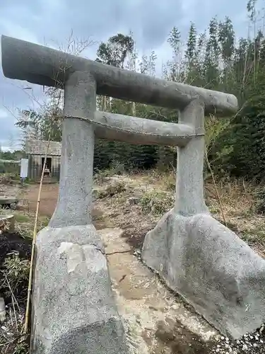 百里神社の鳥居