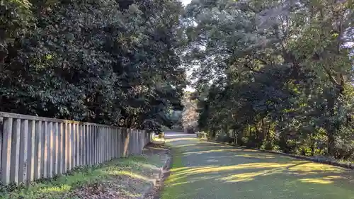 明治天皇伏見桃山陵の景色